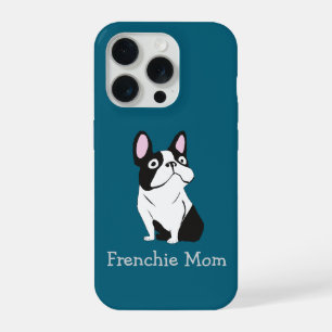 Schattige Pup, middel donkerblauw iPhone 15 Pro Case