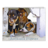 Schattige Puppies - Aangepaste agenda Kalender (Hoes)