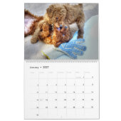 Schattige Puppies - Aangepaste agenda Kalender (Jan 2027)