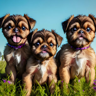 Schattige Puppies in Brussel Griffon Latte Mok