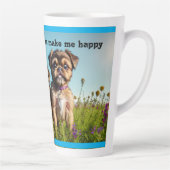 Schattige Puppies in Brussel Griffon Latte Mok (Rechts)