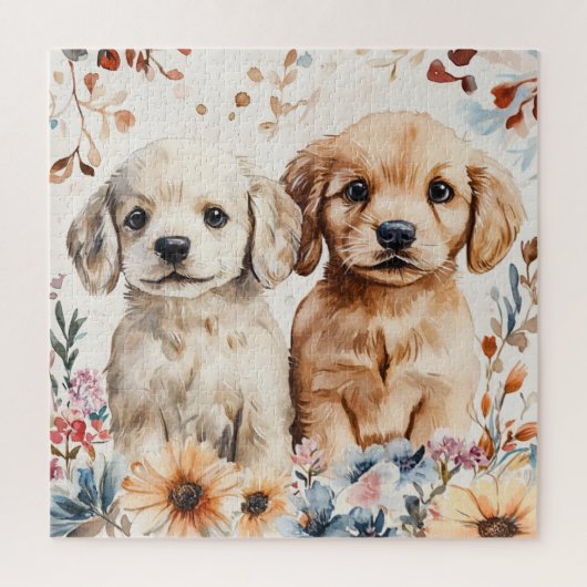Schattige Puppies Legpuzzel (Verticaal)
