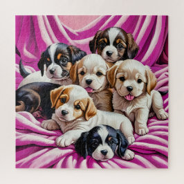 Schattige Puppies Legpuzzel