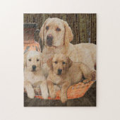 schattige puppies legpuzzel (Verticaal)
