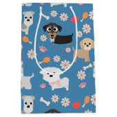 Schattige Puppies Medium Cadeauzakje (Voorkant)