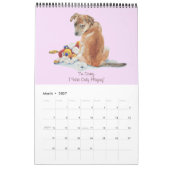 schattige puppies portret kunstschilderijen 2019 kalender (Mar 2027)