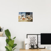 Schattige Puppies Poster (Thuiskantoor)