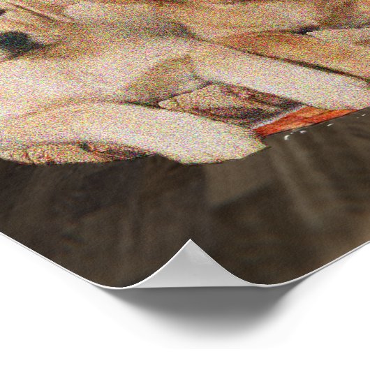 schattige puppies poster (Hoek)