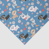 Schattige Puppies Tissuepapier (Detail)