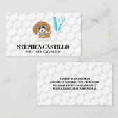 Schattige Puppies | Verzorgingsgereedschap Visitekaartje (Voorkant / Achterkant)