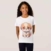 Schattige Puppy Anime T-shirts voor kinderen - Sch (Voorkant volledig)