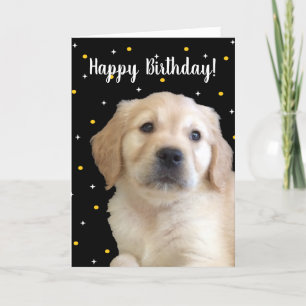 Schattige Puppy Birthday-kaart voor iedereen Feestdagen Kaart