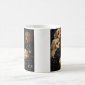 schattige puppy collage foto Two-Tone Coffee Mok (Center)