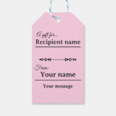 Schattige Puppy Corgi Hond-36475 Cadeaulabel (Achterkant)