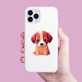 Schattige puppy decoratieve Sticker