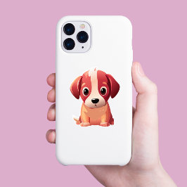 Schattige puppy decoratieve Sticker