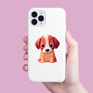 Schattige puppy decoratieve Sticker