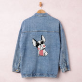 schattige puppy denim jacket (Hangar)