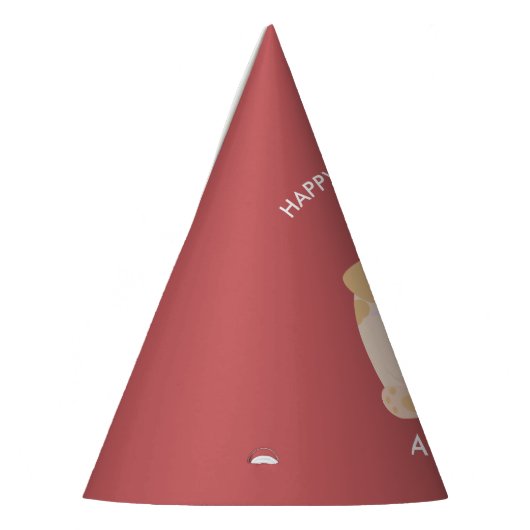 Schattige Puppy Dog Kinderen van afgelopen dag Feesthoedjes (Links)