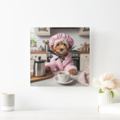 Schattige Puppy Funny Dog Muur Klok (Huis)