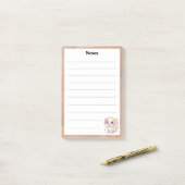 Schattige puppy gevoerd Notitieblok | briefpapier  Post-it® Notes (Op bureau)