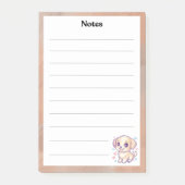 Schattige puppy gevoerd Notitieblok | briefpapier Post-it® Notes (Voorkant)