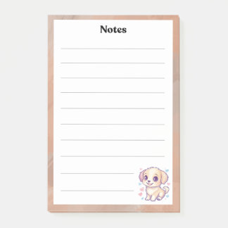 Schattige puppy gevoerd Notitieblok | briefpapier  Post-it® Notes
