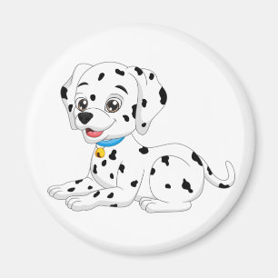 Schattige Puppy Hond Cartoon Brandweer Hond Grappi Magneet