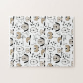 Schattige puppy hond legpuzzel (Horizontaal)