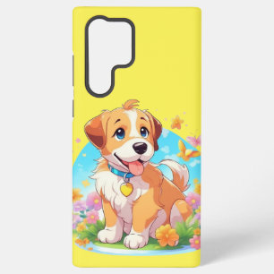 Schattige puppy hond samsung galaxy hoesje