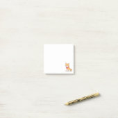 Schattige puppy hond Shiba Inu Post-it® Notes (Op bureau)