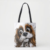 schattige puppy hond tote bag (Voorkant)