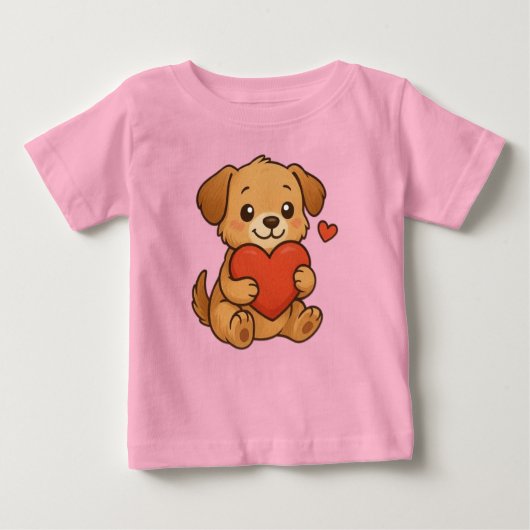 Schattige puppy/hond Valentijnsdag (Voorkant)