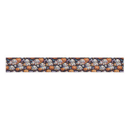 Schattige Puppy Honden Halloween Feest Grosgrain Lint