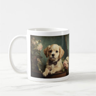  Schattige Puppy Hondenportretkunst elke gelegenhe Koffiemok