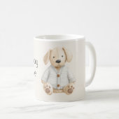 Schattige puppy liefde koffiemok (Voorkant rechts)