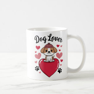 "Schattige puppy met hart - Hondenliefhebber Gift Koffiemok