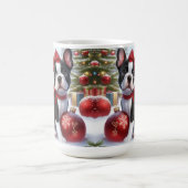 Schattige puppy met kerstversiering koffiemok (Center)