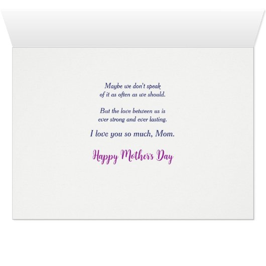 Schattige Puppy met Moeder Moederdag Kaart (Binenzijde Horizontaal (Onderkant))