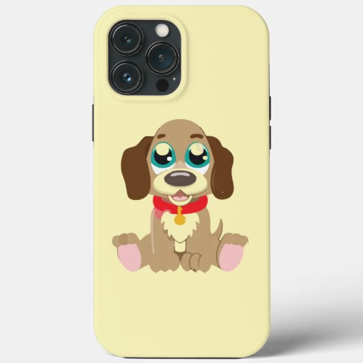 Schattige Puppy Met Mooie Ogen Case-Mate iPhone Case (Achterkant)