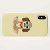 Schattige Puppy Met Mooie Ogen Case-Mate iPhone Case (Achterkant (horizontaal))