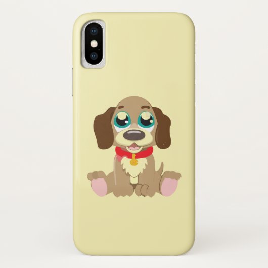 Schattige Puppy Met Mooie Ogen Case-Mate iPhone Case (Achterkant)