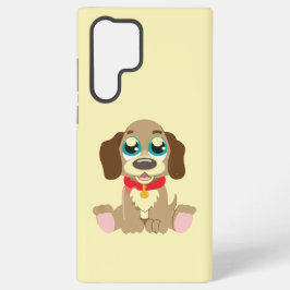 Schattige Puppy Met Mooie Ogen Samsung Galaxy Hoesje