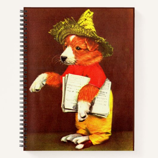 schattige puppy notitieboek (Voorkant)
