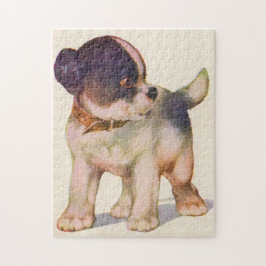 schattige puppy nr. 1 legpuzzel (Verticaal)