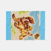 schattige puppy onderweg fleece deken (Voorkant (Horizontaal))