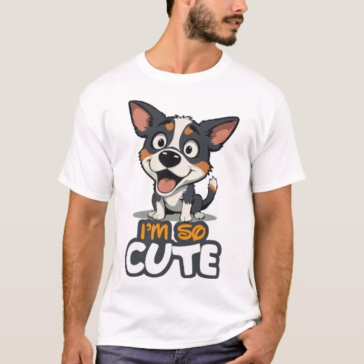 schattige puppy t-shirt (Voorkant)