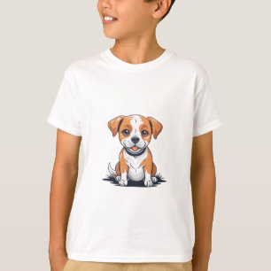 Schattige Puppy T-Shirt voor Kinderen - Schattig G