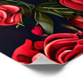 Schattige puppy viert verjaardag poster (Hoek)