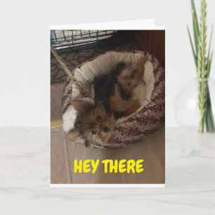 SCHATTIGE PUPPY WACHT TOT ZEGGEN "HAPPY BIRTHDAY" KAART